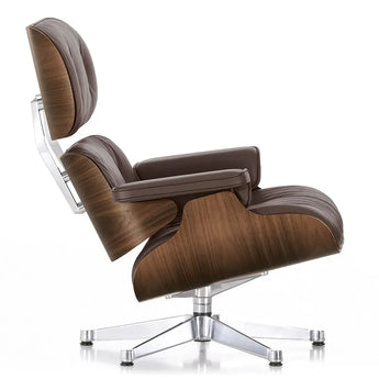 Vitra Eames Lounge Chair Black Pigmented Walnut