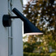 Louis Poulsen AJ 50 Wall Light Black  lifestyle outdoor setting