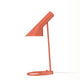 Louis Poulsen AJ Mini Table Lamp Electric Orange on packshot