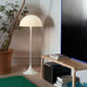 Louis Poulsen Panthella Floor Lamp — lifestyle, living room