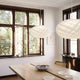 Louis Poulsen Patera Oval Pendant Light — lifestyle, dining room