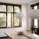 Louis Poulsen Patera Oval Pendant Light — lifestyle, dining room, view 2
