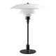 Louis Poulsen PH 3½-2½ Glass Table Lamp in Black Metallised — packshot