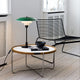 Louis Poulsen PH 3½-2½ Metal Table Lamp in Green — lifestyle, side table