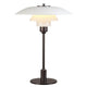 Louis Poulsen PH 3½-2½ Metal Table Lamp in White — packshot
