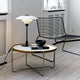 Louis Poulsen PH 3½-2½ Metal Table Lamp in White — lifestyle, side table