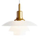 Louis Poulsen PH 3½-3 Glass Pendant Light in Brass Metallised — packshot