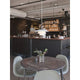 Louis Poulsen PH 3½-3 Metal Pendant Light — lifestyle, coffee shop