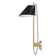 Louis Poulsen YUH Wall Light in Black / Brass — packshot