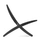 Carl Hansen MG501 Cuba Lounge Chair in Oak Black, Black Webbing — packshot, detail