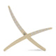 Carl Hansen MG501 Cuba Lounge Chair in Oak Oil, Natural Webbing — packshot, detail
