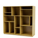 Montana Mega 201801 Bookcase in Cumin with 3cm plinth — packshot