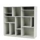 Montana Mega 201801 Bookcase in Nordic with 3cm plinth — packshot