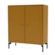 Montana Selection Cover Cabinet in Amber with black legs — packshot