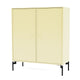 Montana Selection Cover Cabinet in Camomile with black legs — packshot
