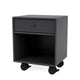 Montana Selection Dream Bedside Table in Anthracite with castors — packshot