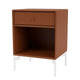 Montana Selection Dream Bedside Table in Hazelnut with snow legs — packshot