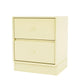 Montana Selection Drift Bedside Table in Camomile with 7cm plinth — lifestyle