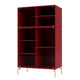 Montana Selection Ripple Cabinet III in Beetroot with mushroom legs — packshot