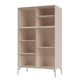 Montana Selection Ripple Cabinet III in Clay with chrome legs — packshot