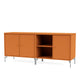 Montana Selection Save Low Sideboard in Turmeric with chrome legs — packshot