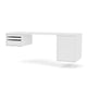 Montana Selection Workshop Desk in New White — packshot