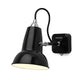 Anglepoise Original 1227 Mini Wall Lamp in Jet Black — packshot, detail