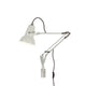 Anglepoise Original 1227 Mini Wall Mounted Lamp in Linen White with Grey Cable Braid — packshot, detail