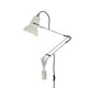 Anglepoise Original 1227 Mini Wall Mounted Lamp in Linen White with Grey Cable Braid — packshot