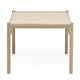 Carl Hansen OW449 Colonial Coffee Table in Oak White Oil — packshot, detail