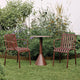 HAY Palissade Armchair in Iron Red — lifestyle