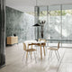 Carl Hansen PK1 Dining Chair, Stainless Steel — lifestyle, with BA103 Table in Oak Oil White and FK63 Chair