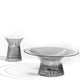Knoll Platner Coffee Table Ø91.5cm in Polished Nickel with Clear Glass — studio, group