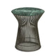 Knoll Platner Side Table in Bronze, Verde Alpi Marble — packshot