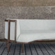 Carl Hansen RF1903 Sideways Sofa in Walnut Oil, Hallingdal 116 — lifestyle, detail