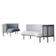 Carl Hansen RF1903 Sideways Sofa — studio, with RF1903 in Oak Oil Fiord 751