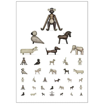 Rosendahl Kay Bojesen Eye Chart Poster 50x70cm - Outlet