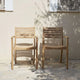 Skagerak Ballare Outdoor Dining Chair in Teak — lifestyle