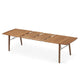 Skagerak Ballare Extendable Outdoor Dining Table in Teak — extended, packshot