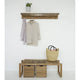 Skagerak Cutter Teak Outdoor Bench in Untreated Teak — lifestyle