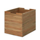 Skagerak Cutter Box High Teak in Untreated Teak — packshot