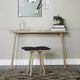 kagerak Georg Desk in Untreated Oak — lifestyle, with Georg Low Stool
