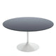 Knoll Saarinen Large Round Dining Table 137cm in Black Laminate — packshot, detail