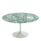 Knoll Saarinen Large Round Dining Table 137cm in Verdi Alpi Marble — packshot