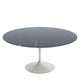 Knoll Saarinen Large Round Dining Table 152cm in Nero Marquina Marble — packshot