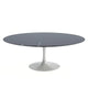 Knoll Saarinen Large Oval Dining Table 198cm in Nero Marquina Marble — packshot