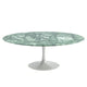 Knoll Saarinen Large Oval Dining Table 198cm in Verde Alpi Marble — packshot