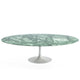 Knoll Saarinen Large Oval Dining Table 244cm in Verdi Alpi Marble — packshot