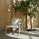 Skagerak Pelagus Outdoor Lounge Chair in Sand — lifestyle, detail