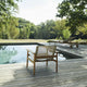 Skagerak Pelagus Outdoor Lounge Chair in Sand — lifestyle